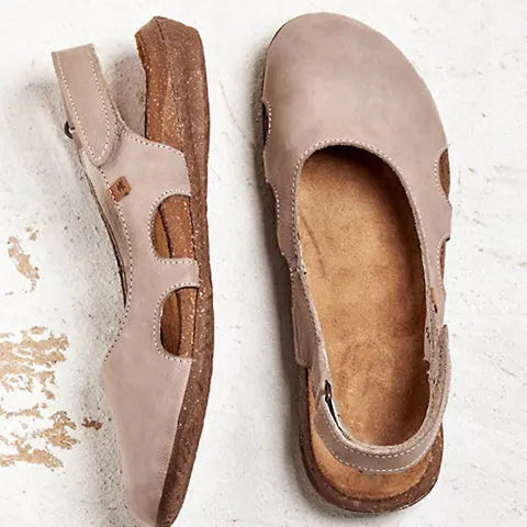 Chiara - Slingback in Morbida Camoscio