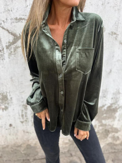Kaya - Blusa di Terciopelo Elegante