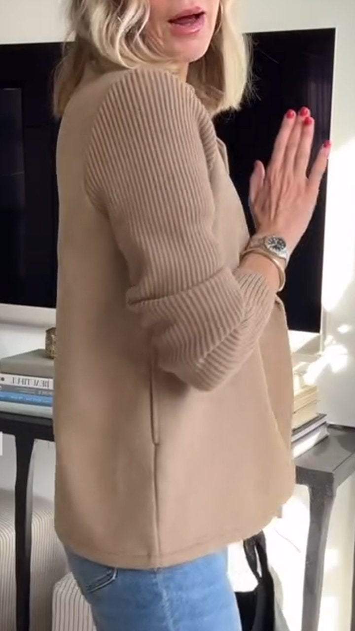 Lenora™ - Blazer di Manica in maglia Chic Premium