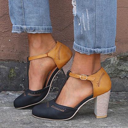 Clarina - Scarpe con tacco bloque elegante