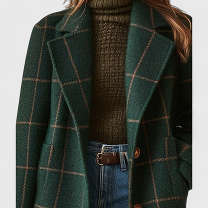 Fiona – Cappotto classico a quadri