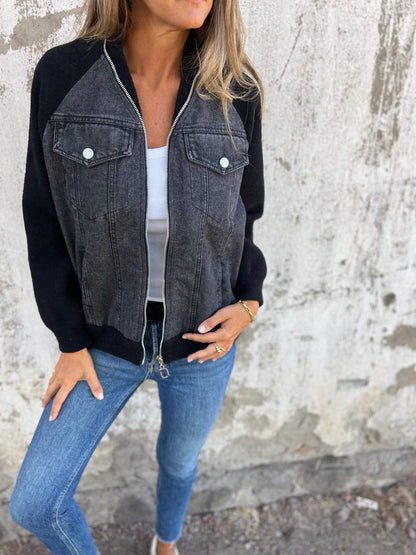 Audrey - Giacca in denim Classica e versatile