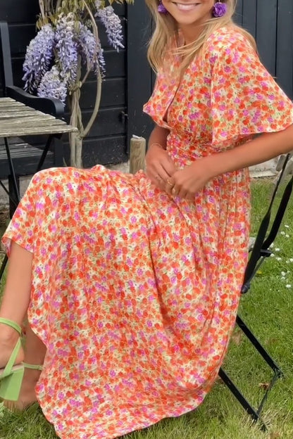 Abito maxi Elegante Alora con Scollo a V
