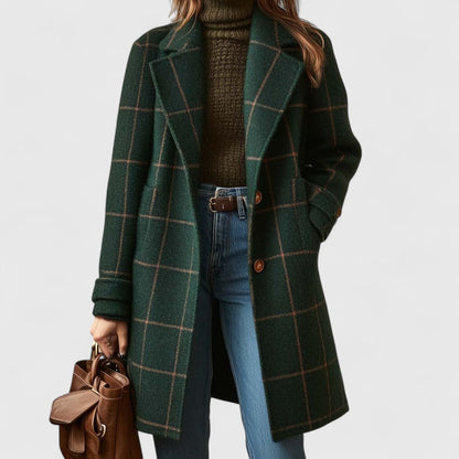 Fiona – Cappotto classico a quadri