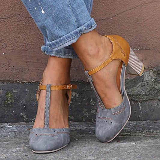 Clarina - Scarpe con tacco bloque elegante