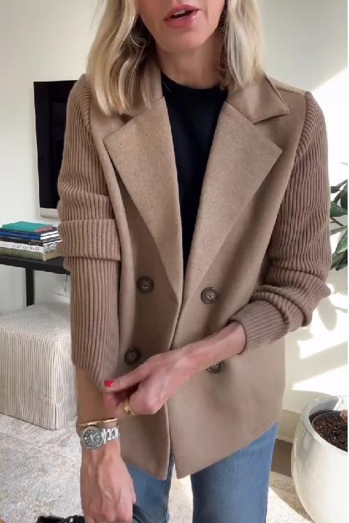 Lenora™ - Blazer di Manica in maglia Chic Premium