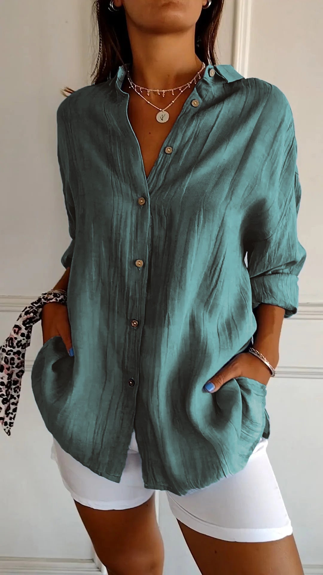 Sasha | Camicia elegante con Stile Plissettato