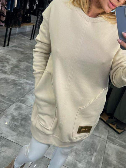 Audrey – Abito Elegante di Girocollo Fatto di Materiali Sostenibles