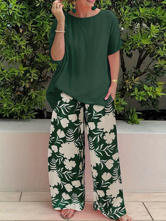Bonnie - Completo floreale elegante per stile e comfort