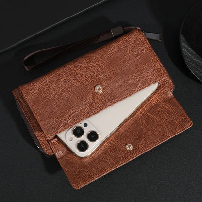 Briony | Clutch con zip di PU multifunzionale