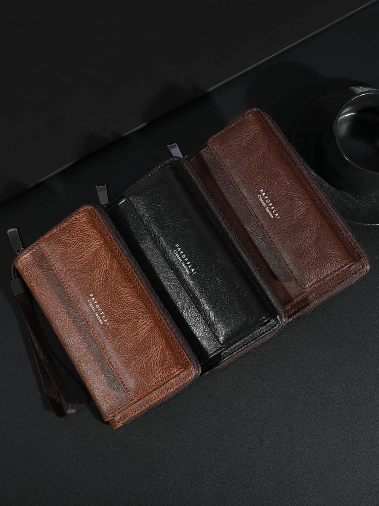 Briony | Clutch con zip di PU multifunzionale