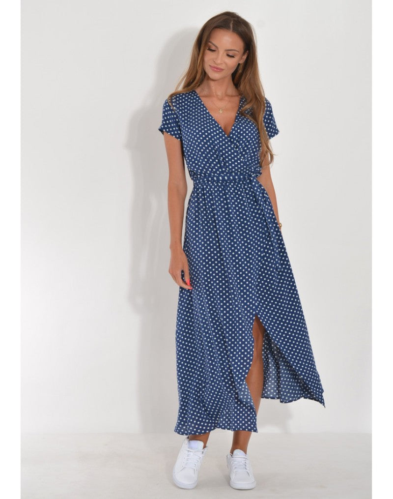 Yasmine | Abito elegante con scollo a V