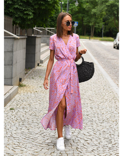 Yasmine | Abito elegante con scollo a V