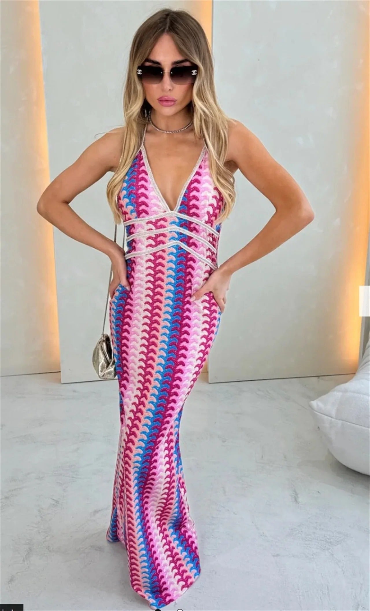 ARLETTE – ABITO TUNIC DI UNCINETTO BOHO PER SPIAGGIA