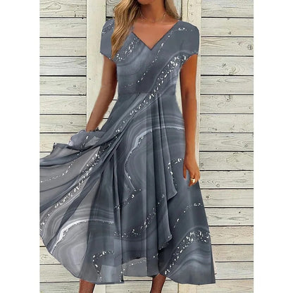 Naomi | Abito Midi con scollo a V