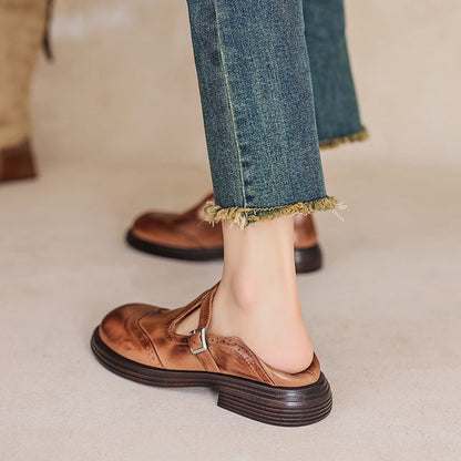 Mattea | Eleganti Mary Janes di Pelle
