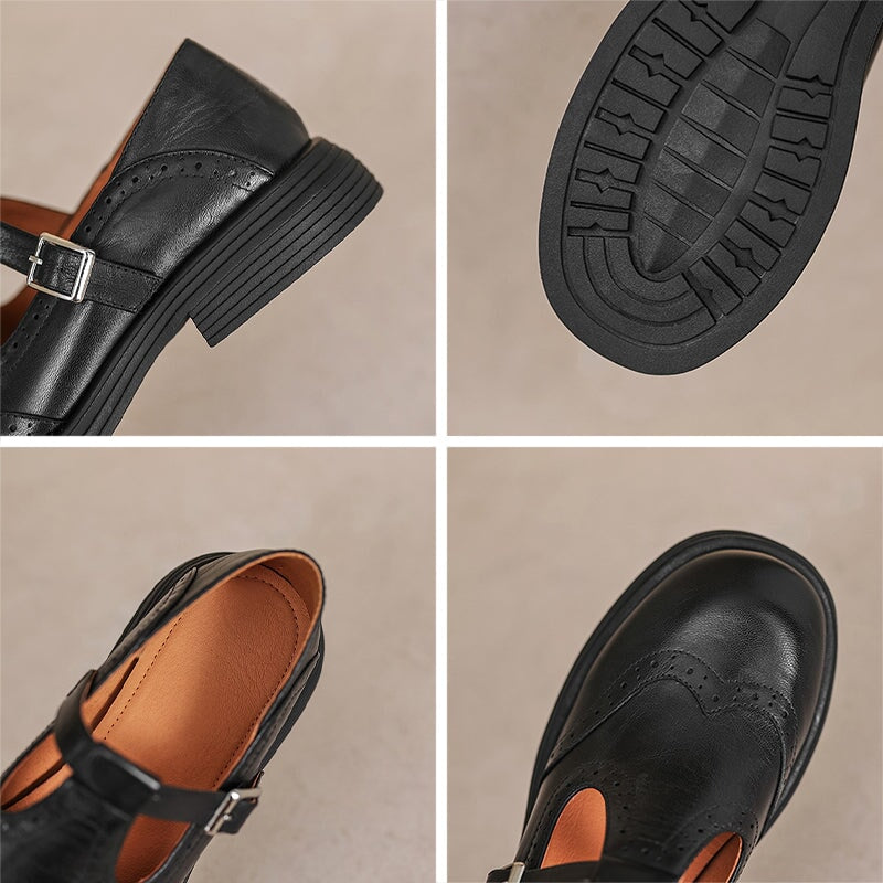 Risla Leather Mary Janes
