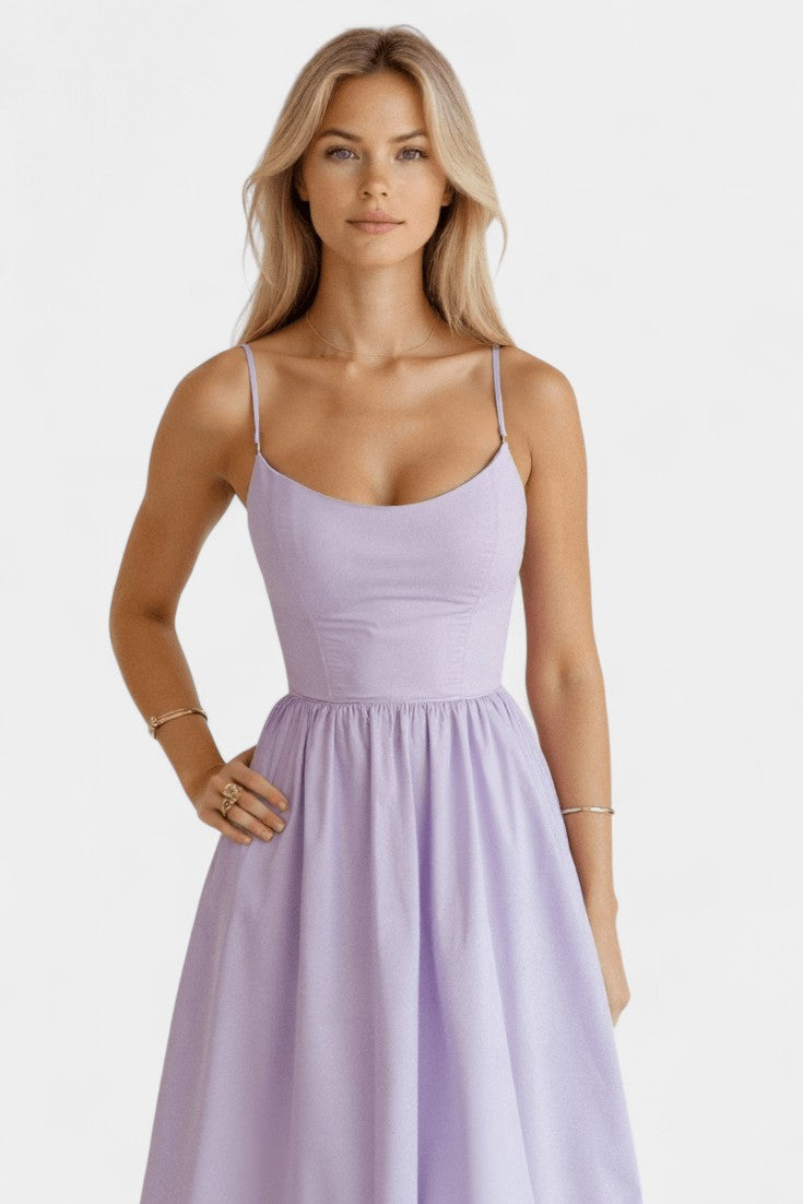 Marvelle Abito midi Flowy Senza maniche