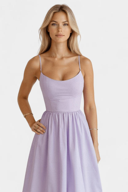 Marvelle Abito midi Flowy Senza maniche