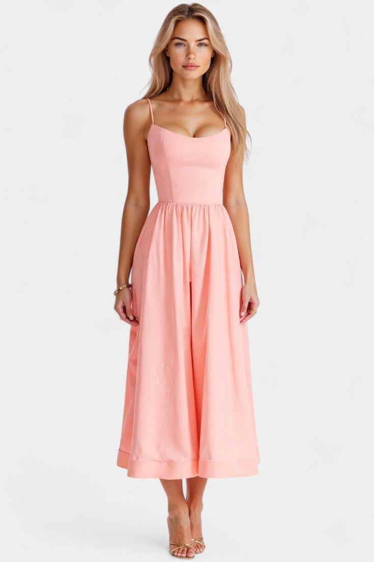 Marvelle Abito midi Flowy Senza maniche