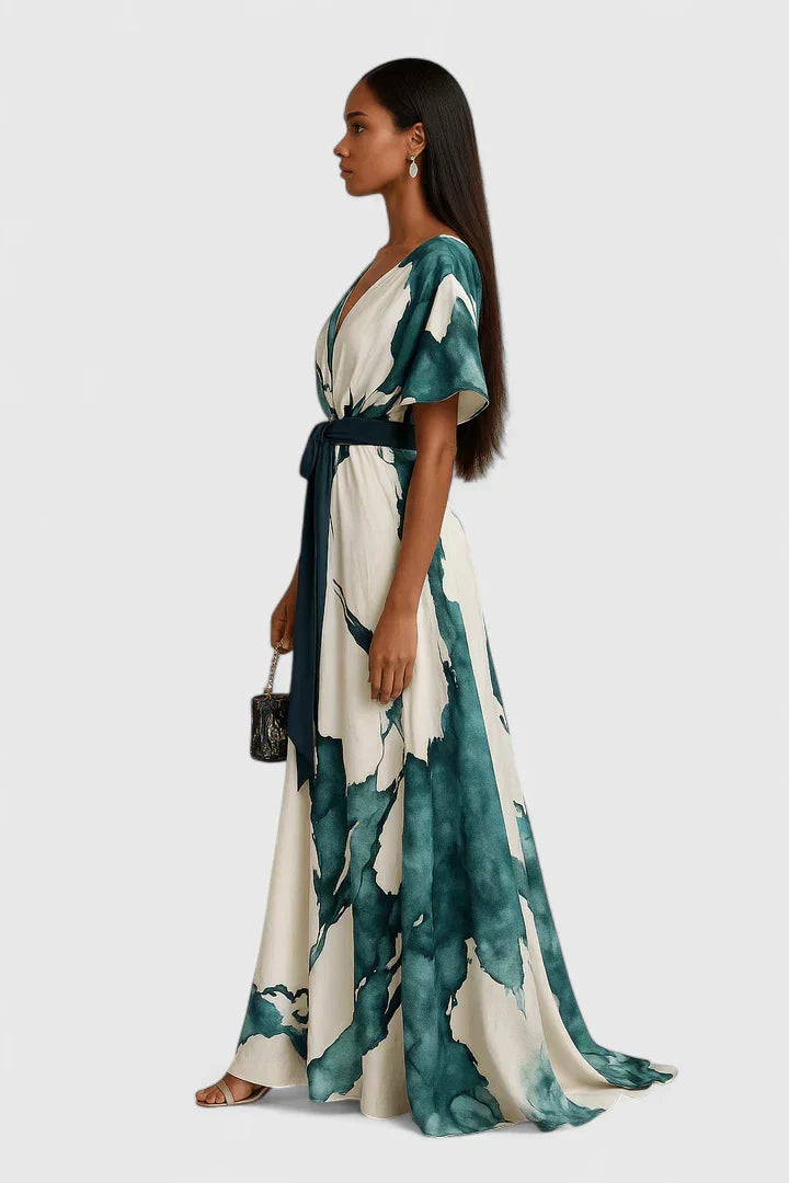 CHEYENNE – ABITO MAXI AVVOLGENTE ELEGANTE