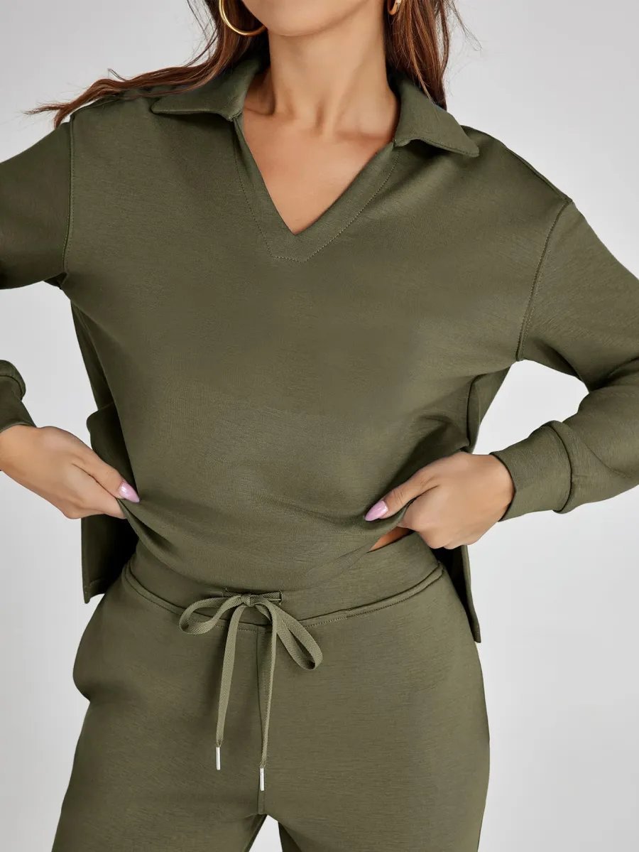 Dora | Set Casual a maniche lunghe in Due pezzi