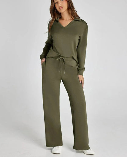 Dora | Set Casual a maniche lunghe in Due pezzi