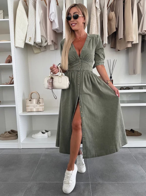 Marit | Abito di Denim Radiante