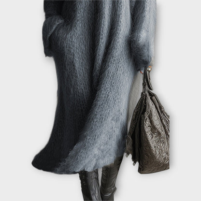 Abito Pullover V-Neck Fuzzy Luxe