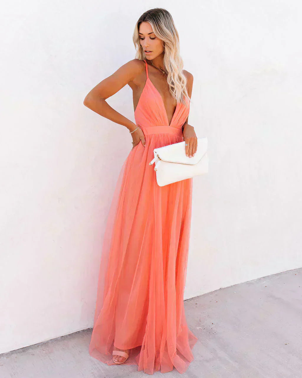 SERENA – ABITO MAXI CREPÚSCULO SUSURRANTE