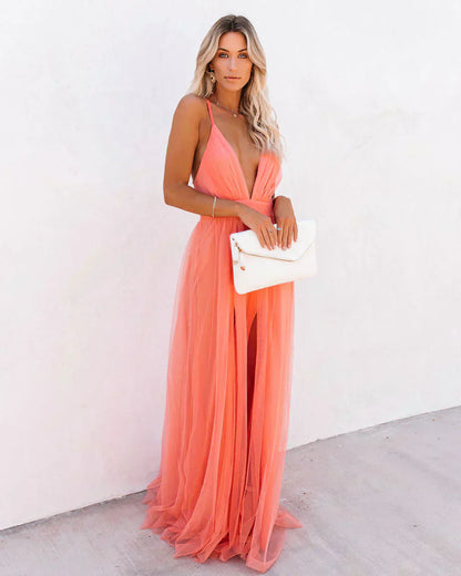 SERENA – ABITO MAXI CREPÚSCULO SUSURRANTE