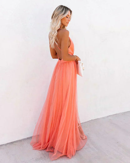 SERENA – ABITO MAXI CREPÚSCULO SUSURRANTE