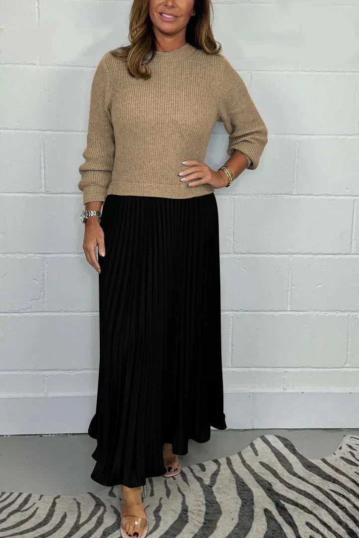Claire | Elegante abito maglione 2 in 1