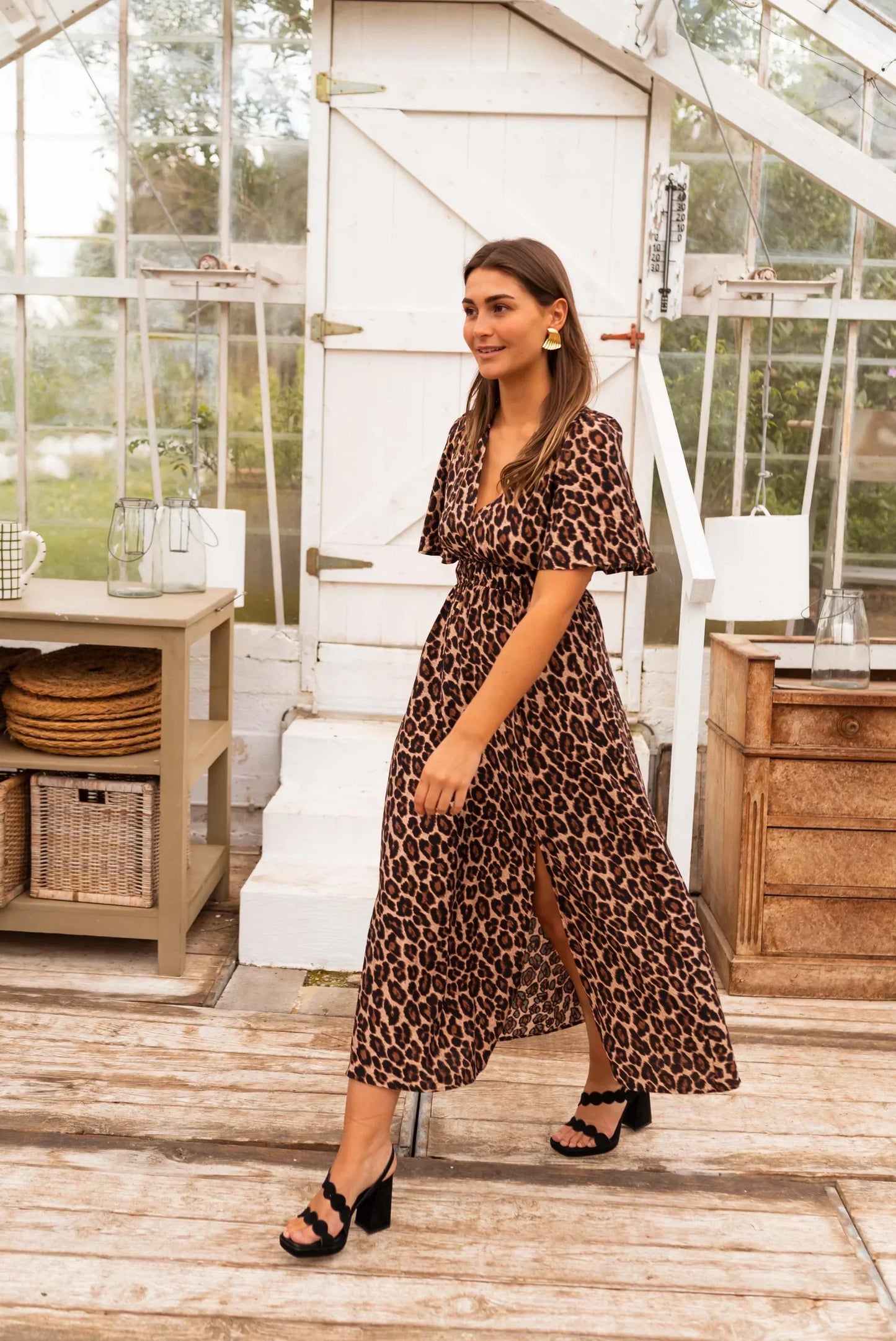 STELLA™ | L'ABITO MAXI DI LEOPARDATO