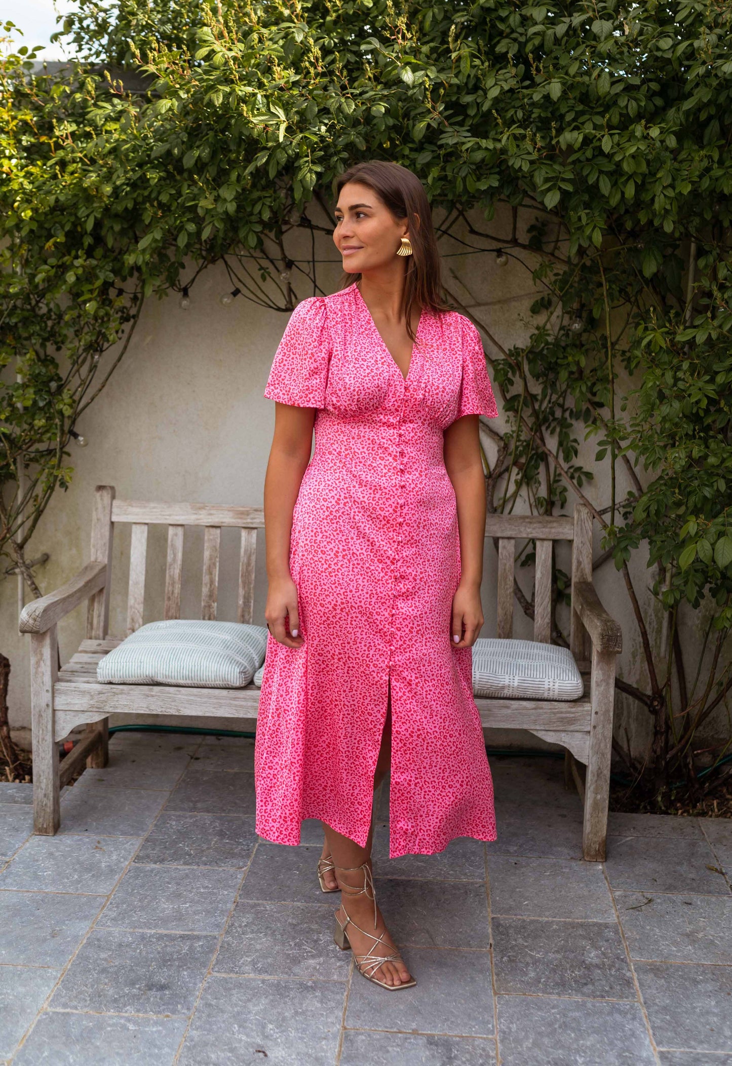 Rosanna™ | L'Abito Midi Leopardato