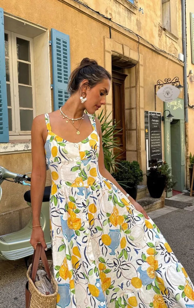 Abito midi Limón di Marsella