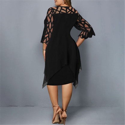 Kirsty | Elegante Abito Midi Taglia Grande da donna Modernas