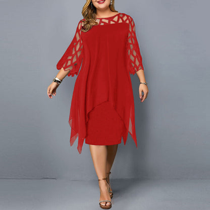 Kirsty | Elegante Abito Midi Taglia Grande da donna Modernas