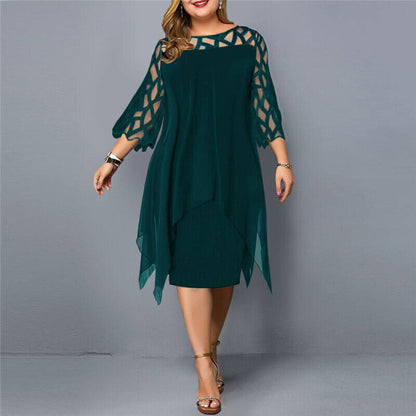 Kirsty | Elegante Abito Midi Taglia Grande da donna Modernas