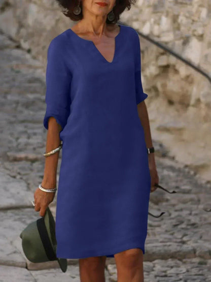 Maria | Abito elegante con scollo a V