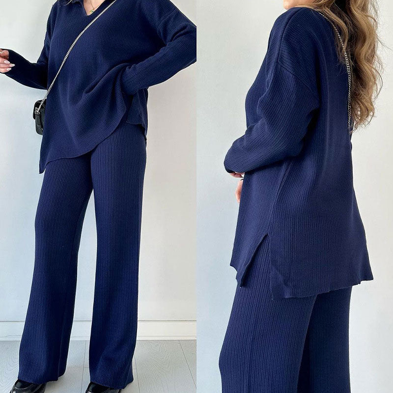 Erin - Set Casual due pezzi con Scollo a V