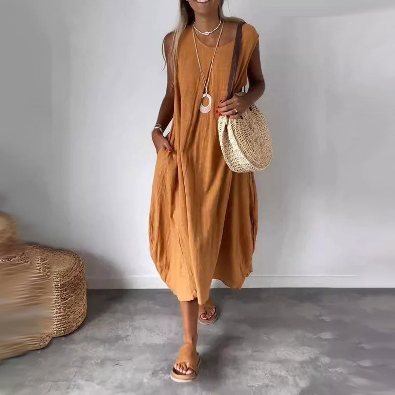 Noemi | Abito Casual Senza maniche con tasche