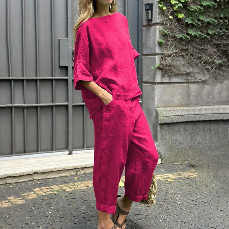 SAVANNAH – SET DUE PEZZI CON STILE RILASSATO
