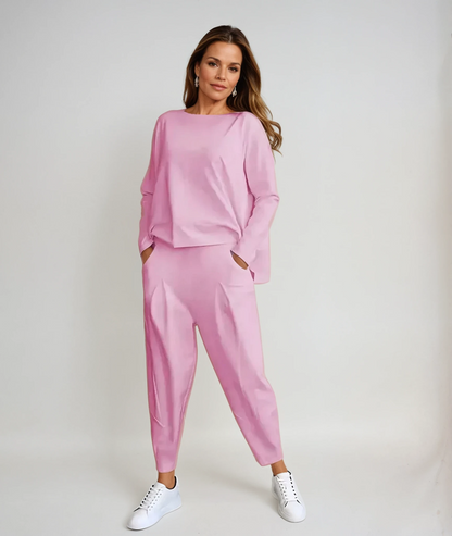 MAELYS – SET DI COTONE COMODO DI DUE PEZZI