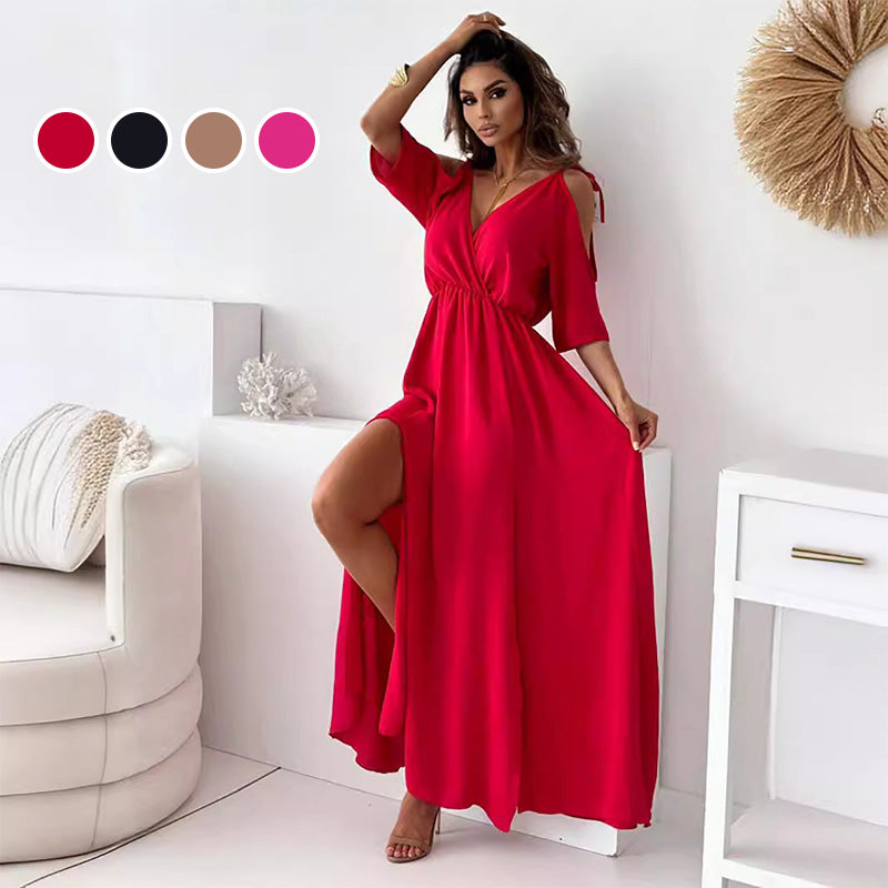 Sienna | Abito elegante con Spacco laterale