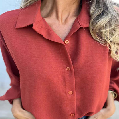 BLUSA CLASSICA A MANICHE LUNGHE CORNELIA