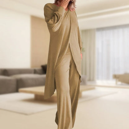 ELODIE – SET DI TOP E PANTALONI ULTRA-MORBIDO