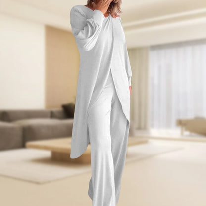 ELODIE – SET DI TOP E PANTALONI ULTRA-MORBIDO