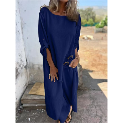 Everly – Elegante Completo due pezzi in cotone e lino