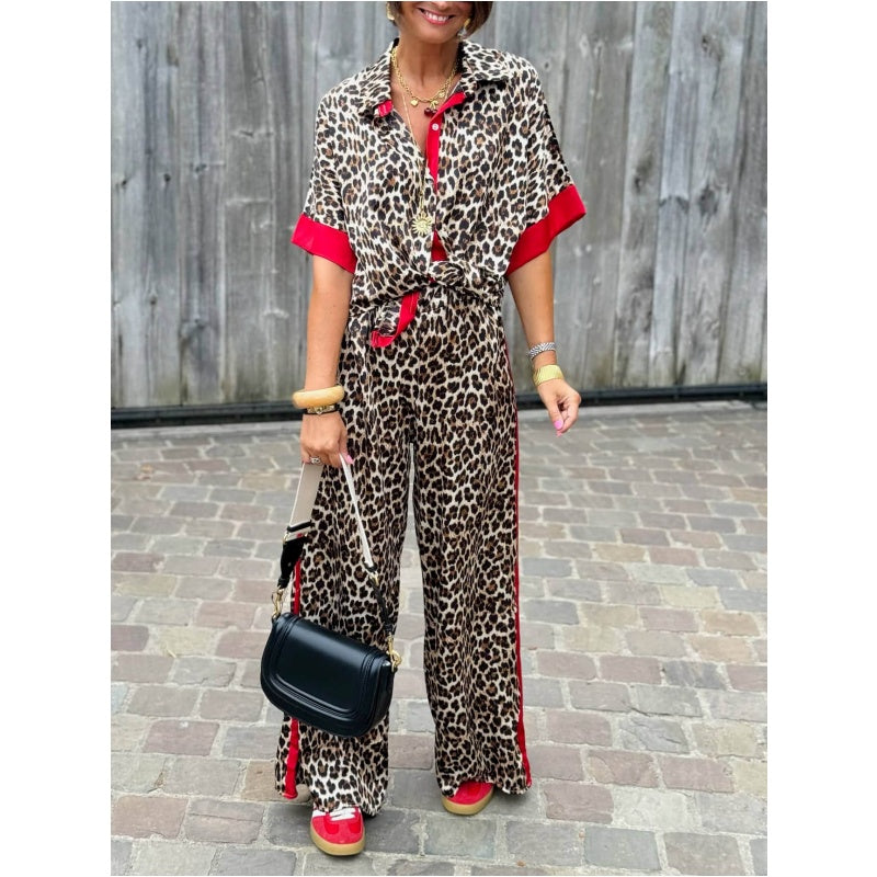 COLLINS – SET DI ABBIGLIAMENTO DI LEOPARDO DI LUSSO